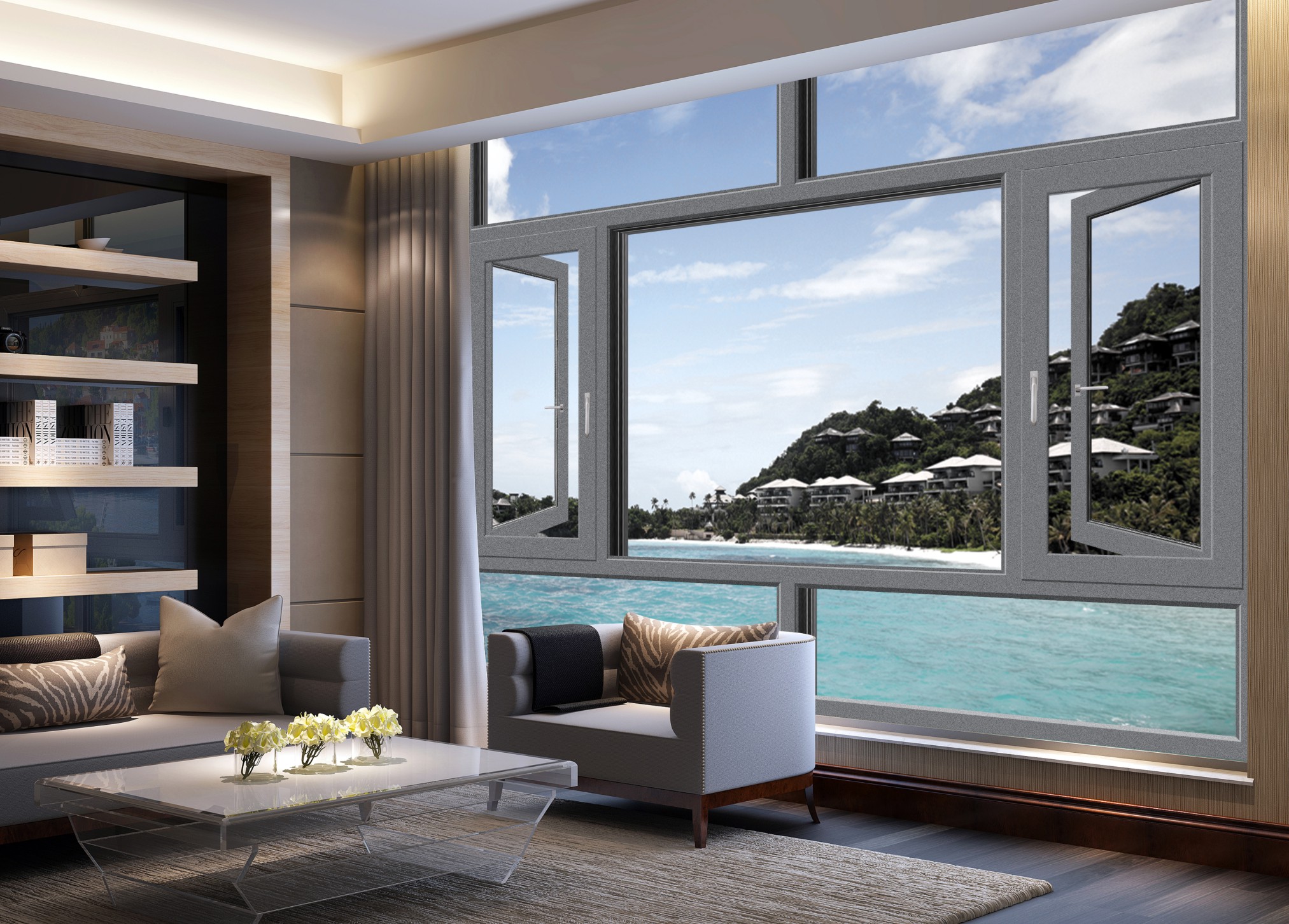 Aluminum Casement Window