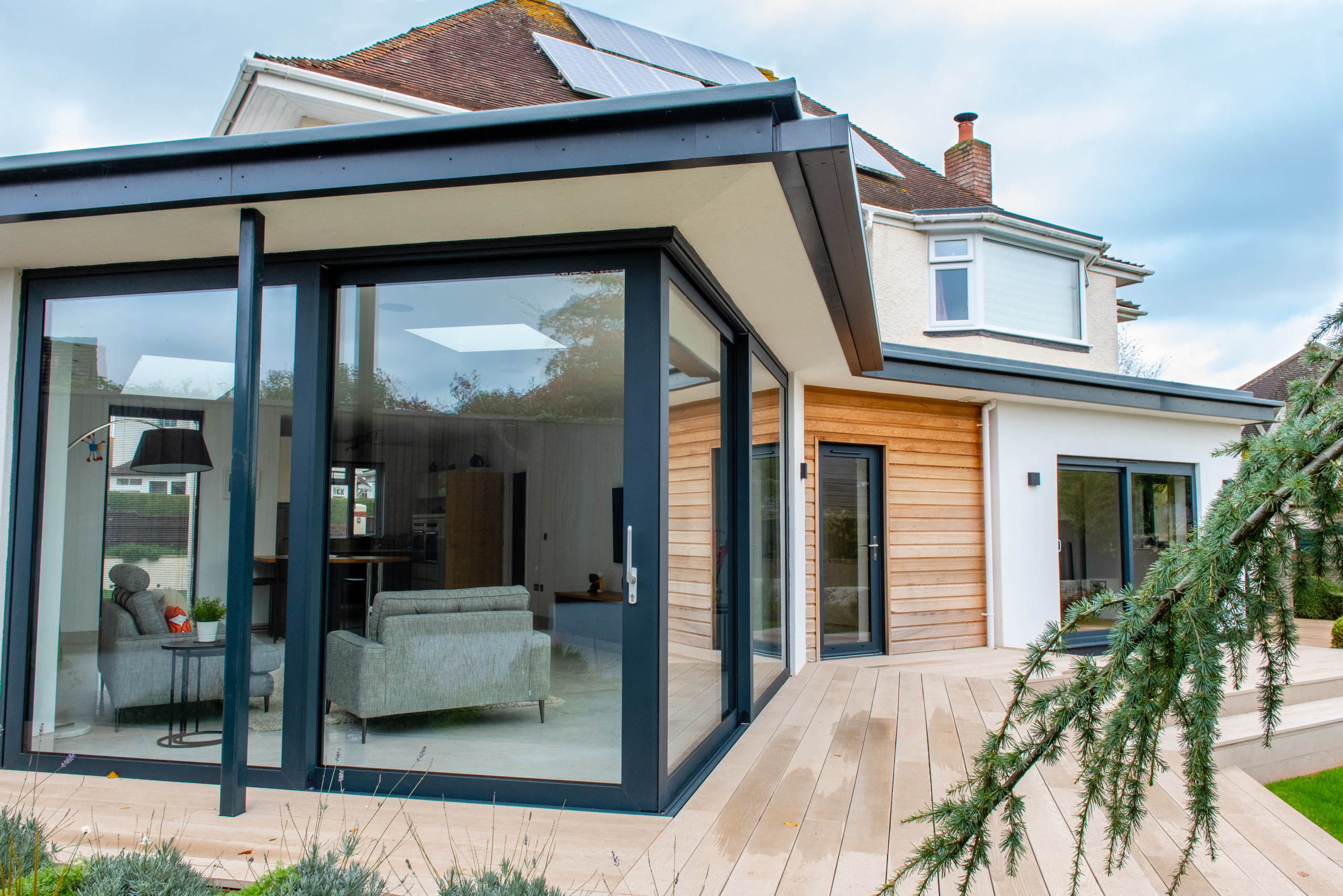 Glass Sliding Door With Aluminum Frame