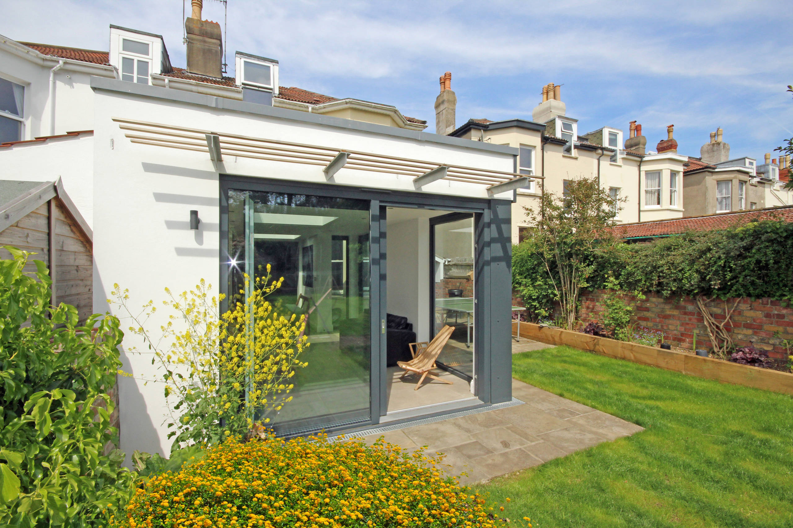 Glass Sliding Door With Aluminum Frame