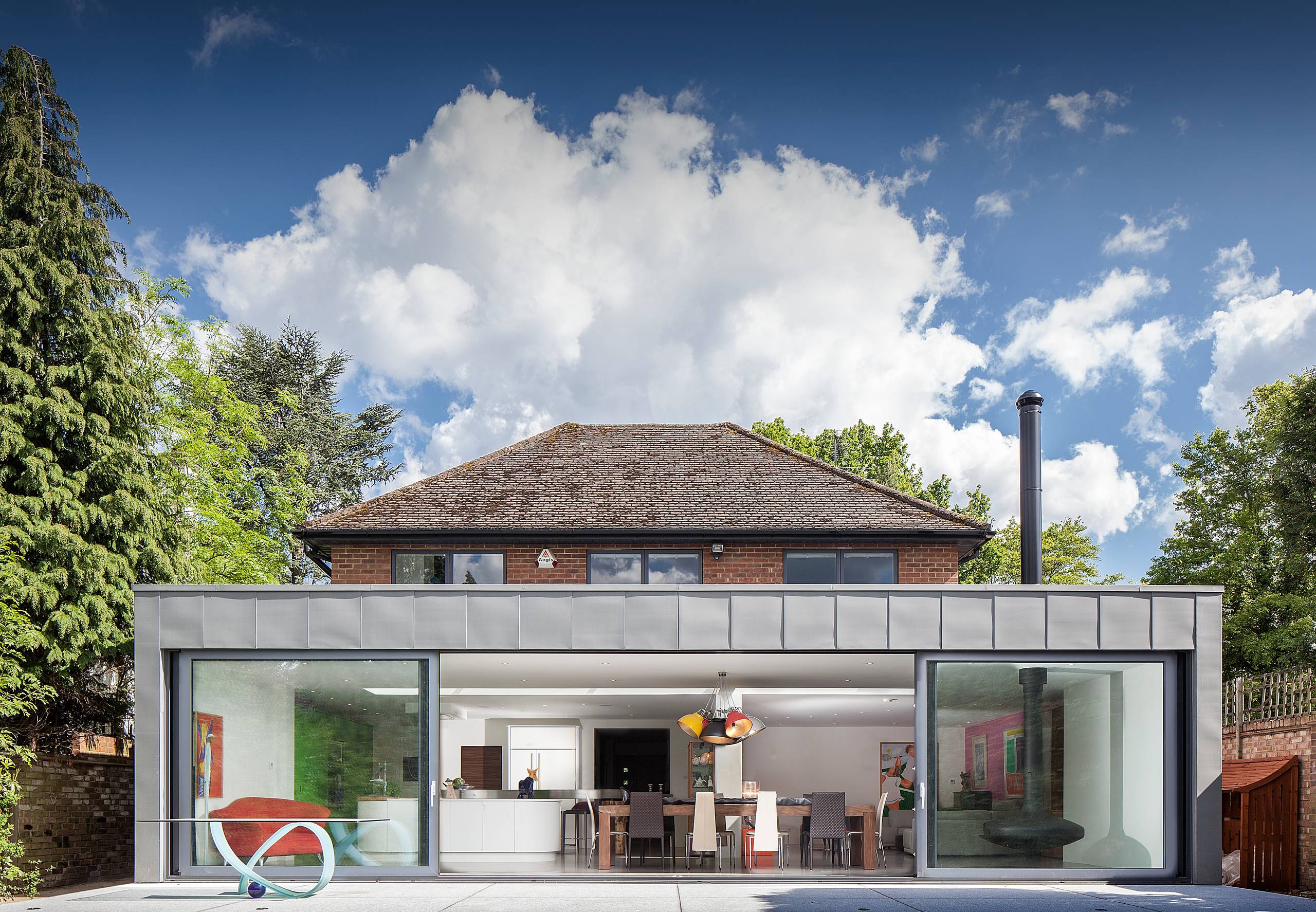 Glass Sliding Door With Aluminum Frame