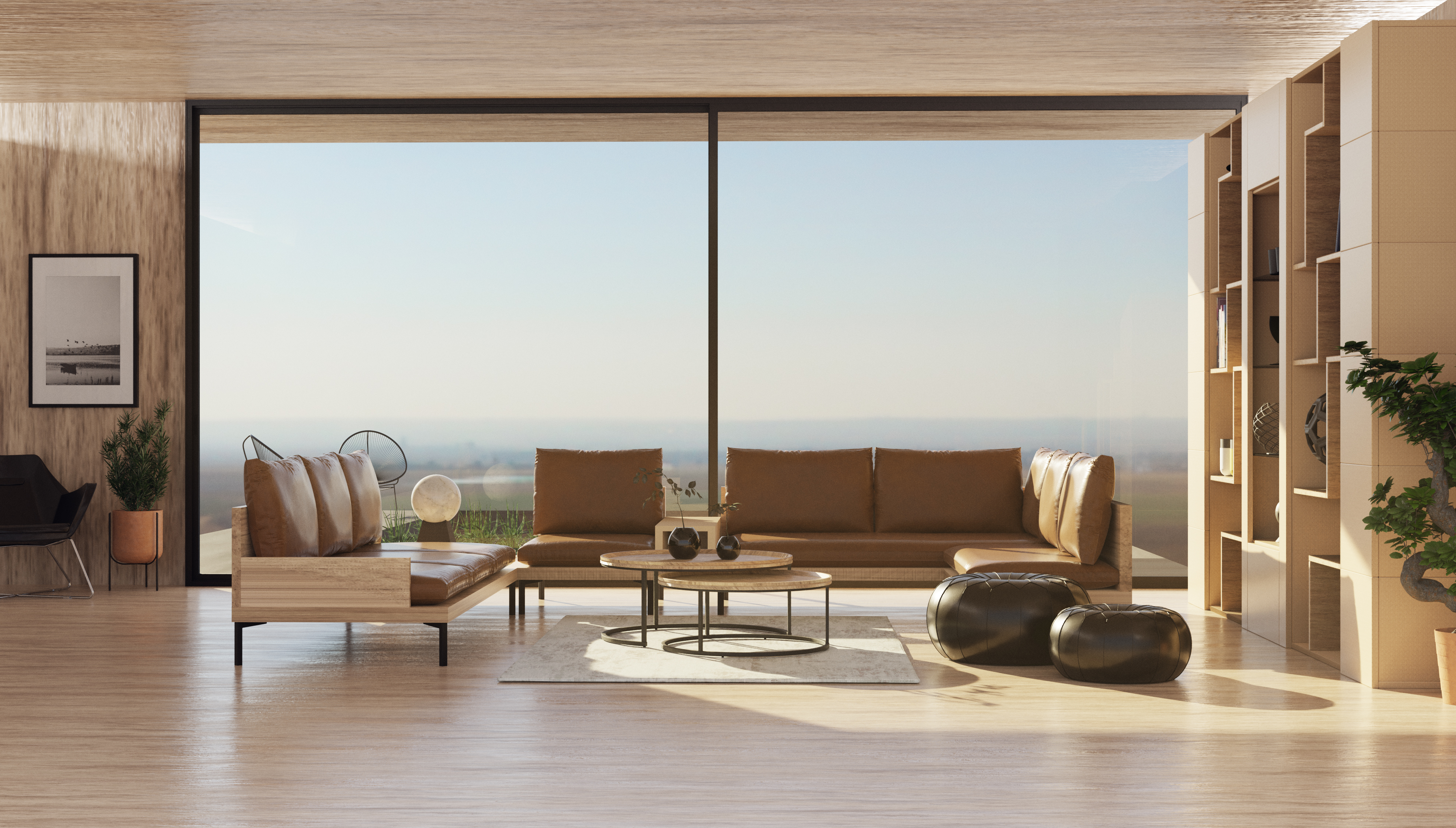 Sliding Glass Door With Narrow Aluminum Frame