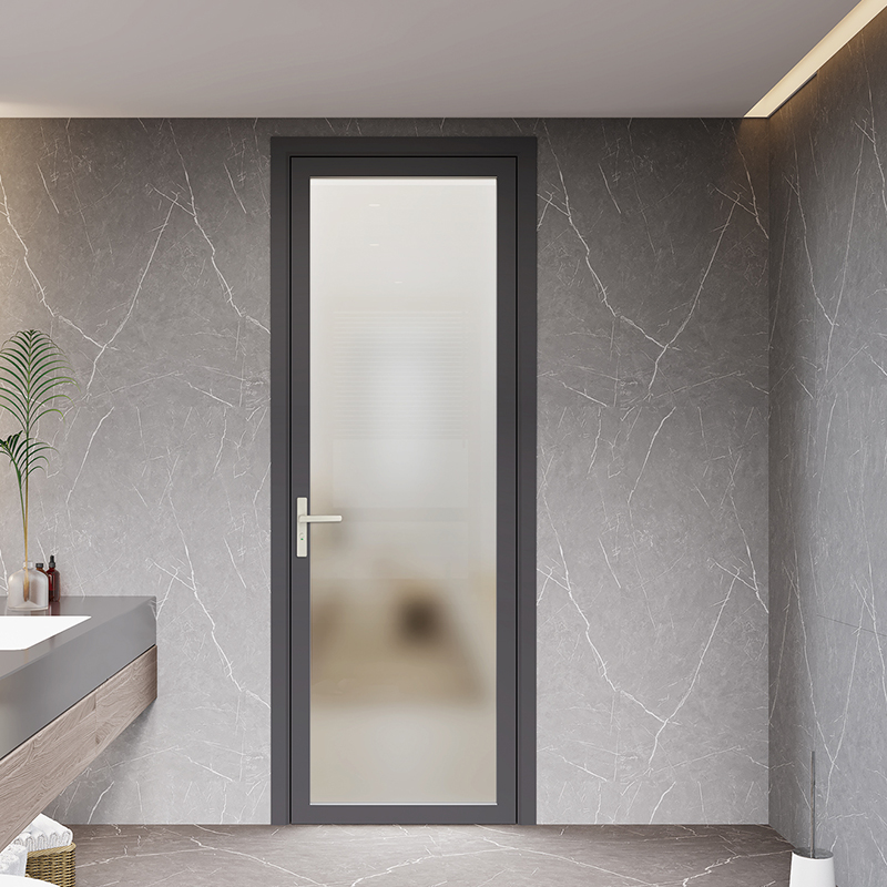 Glass Casement Door With Aluminum Frame