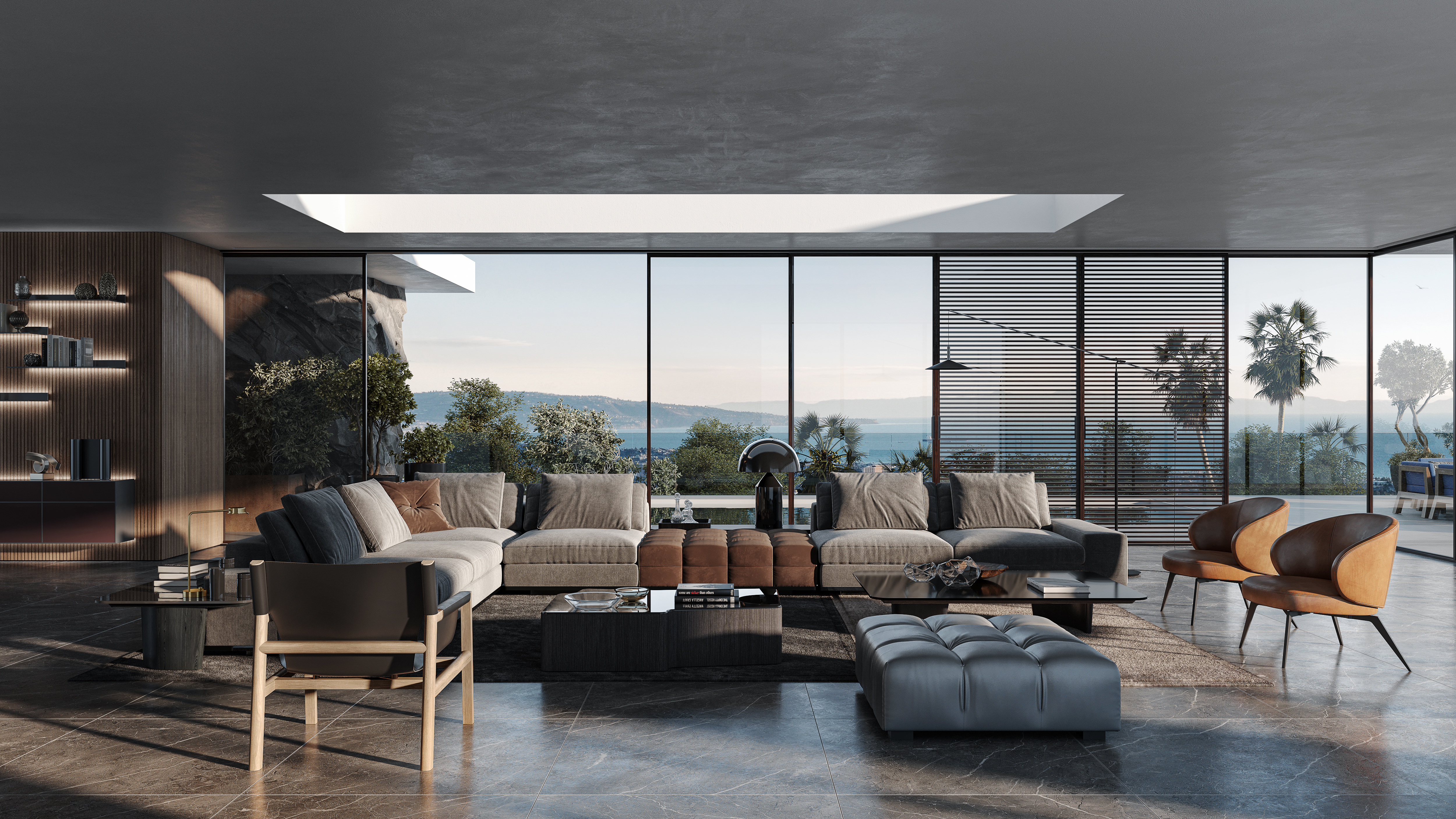 Sliding Glass Door With Narrow Aluminum Frame